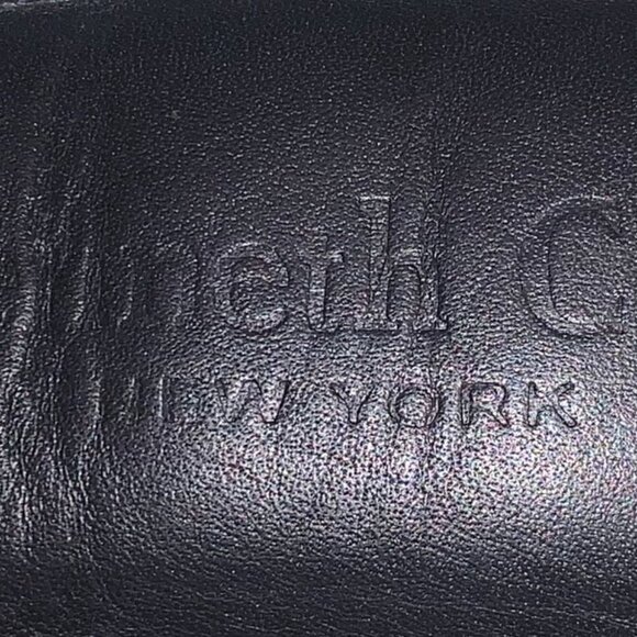 RARE! Kenneth Cole New York Vintage Black Leather Doctor-Style Satchel - Picture 2 of 14